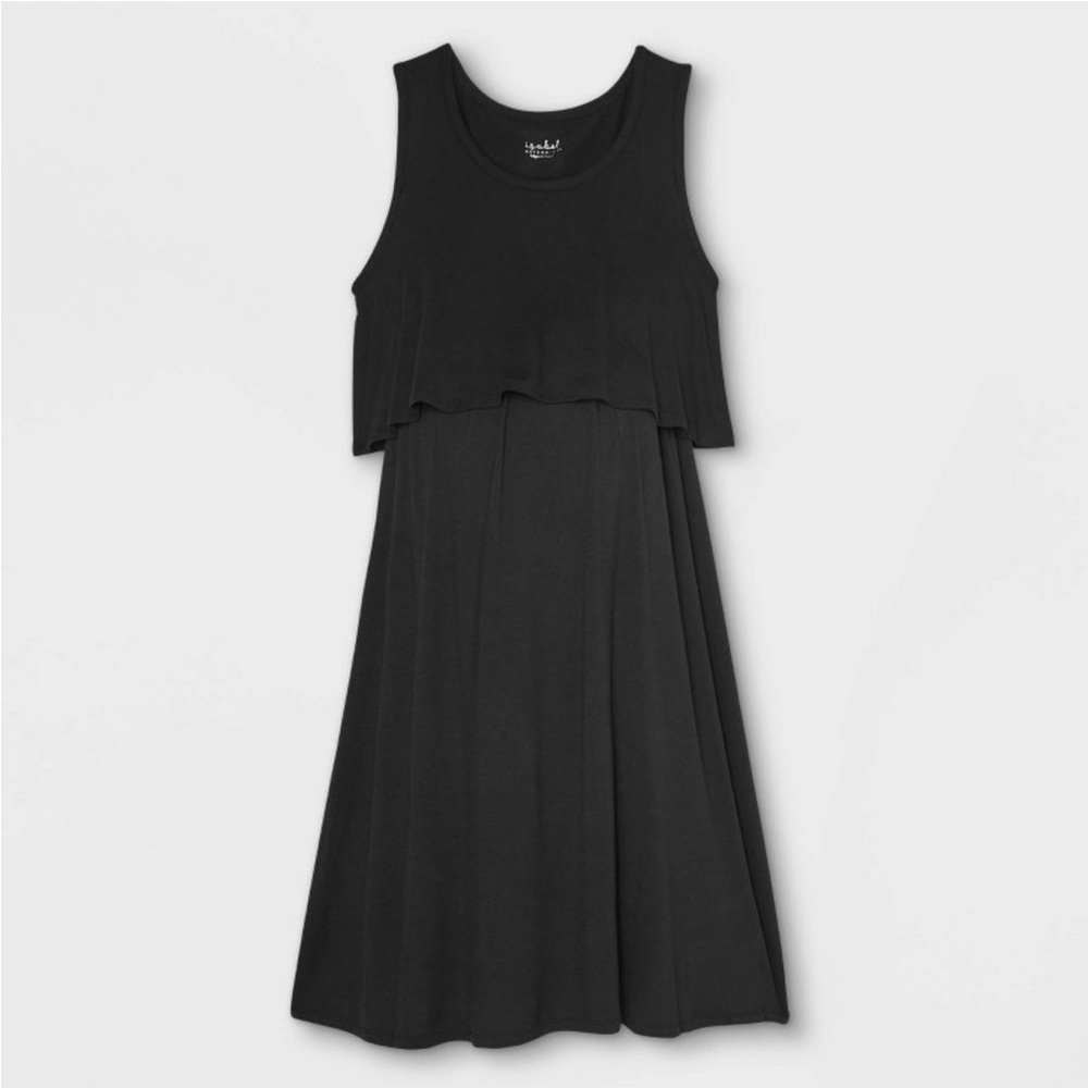Ingrid & Isabel Double Layer Nursing + Maternity Dress